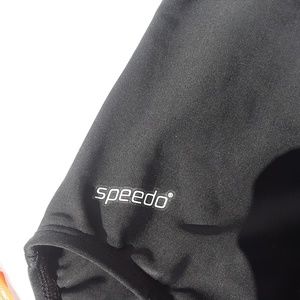 NWT Speedo Black One-Piece Bathing Suit